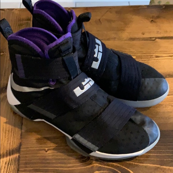 Nike Other - Nike Lebron Soldier 10 black purple